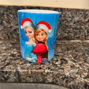 Disney Blue and Red Frozen Mug